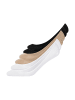 SNOCKS Ballerina Socken aus Bio-Baumwolle Mix (Schwarz/Weiß/Beige) 6 Paar