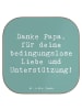 Mr. & Mrs. Panda Untersetzer Tasse Spruch Danke Papa mit Spruch in Meeresbrise