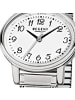 Regent Analog-Armbanduhr Regent Zugarmband silber extra groß (ca. 30x25mm)