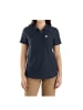 CARHARTT  Polo T-Shirt in Marineblau
