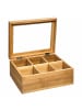 5five Simply Smart Teekiste aus Holz in Braun, 16 x 9 cm