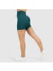 SMILODOX Shorts Amaze Scrunch in Dunkelgrün