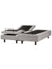 Beliani Doppelbett DUKE II in Grau/Schwarz - (W) 160 x (H) 37 x (L) 200 cm