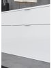 Inn.Furn Garderobe Eiche Artisan, weiß Hochglanz 243 cm, Set mit viel Stauraum