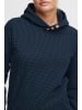 Oxmo Kapuzenpullover OXVera 21800017-ME Kapuzenpullover mit Print in Dunkelblau