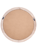 Beliani Wandspiegel LASALLE in Braun - (W) 76 x (H) 76 x (L) 2 cm