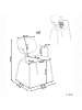 Beliani 2er-Set Esszimmerstuhl CARILLE in Beige