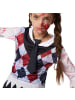 tectake Dreiteiliges, schauriges Schulmädchen-Outfit, schwarz/rot/weiß
