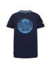 Trollkids T-Shirt "Troll T PRO" in Marineblau/Hellblau