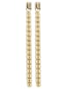 Adeliás Damen Ohrringe – Creole aus Edelstahl in gold