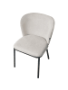 Beliani 2er-Set Esszimmerstuhl ARTESIA in Beige/Schwarz