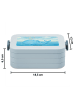 Mr. & Mrs. Panda MEPAL Bentobox Wal Konfetti Design ohne Spruch in Blau Pastell