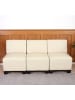 MCW Modular 3-Sitzer Sofa Moncalieri, Creme, ohne Armlehnen