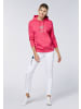 Polo Sylt Kapuzensweatshirt im sportlichen Glitzer-Design in Pink