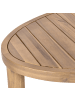 Beliani Couchtisch NUMANA in Braun - (W) 70 x (H) 26 x (L) 140 cm