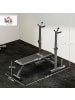 HOMCOM Hantelbank,140cm x 73cm x 122cm,mehrfarbig