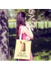 Mr. & Mrs. Panda Strandtasche Igel Luftballon mit Spruch in Gelb Pastell