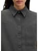 Marc O'Polo Kurzarm-Leinenbluse regular in Oxide Grey