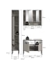 ebuy24 Badmöbelset Bagno (3-teilig) Grau 125 x 36 cm