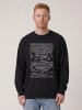 wat? Apparel Sweatshirt Mountains in Schwarz