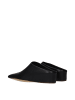 Jil Sander Schwarz Leder Hausschuhe