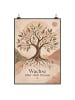 Mr. & Mrs. Panda Wandbild Baum boho Design mit Spruch in Weiß