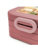 Mr. & Mrs. Panda Lunchbox Panda beflügelt Pommes Design ohne Spruch in Rot Pastell