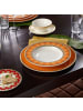 Villeroy & Boch 6er Set Suppenteller Samarkand Mandarin ø 24,8 cm in bunt