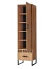 Feldmann-Wohnen Jugendzimmer-Set Lamelix 5-tlg Eiche Artisan / Schwarz 345 / 50 / 196cm