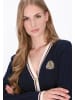 DreiMaster Maritim Cardigan in navy offwhite wine red