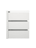 ebuy24 Schubladeneinsatz Catania Weiß 70 x 55 cm