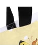 Mr. & Mrs. Panda Beutel Raupe Schmetterling mit Spruch in Gelb Pastell