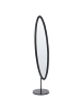 Beliani Standspiegel LOUVIGNY in Schwarz - (W) 40 x (H) 167 x (L) 38 cm Vertikal