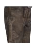 Stockerpoint Lederhose Sigl in dunkelbraun