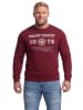 Men Plus Kurzarm T-Shirt in kupferbraun
