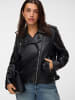 Vero Moda Lederjacke in Black