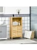HOMCOM Badschrank in Natur 50L x 25,5B x 92H cm