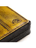 Greenburry Destressed Geldbörse RFID Schutz Leder 10.5 cm dirty yellow