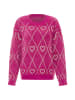 ebeeza Damen Strickpullover in Pink
