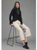Laura Scott Ajourstrickjacke in schwarz
