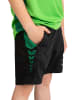 erima Six Wings Shorts in schwarz/smaragd