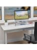 relaxdays Monitorständer in Transparent - (B)50 x (H)10 x (T)20 cm