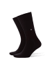 Burlington Socken 2er Pack in Schwarz