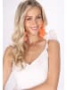 IZIA Damen Kleid in Wollweiss