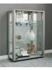 ebuy24 Vitrinenschrank Sintalo 12 Silberfarben 60 x 25 cm