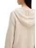 Marc O'Polo Strick-Hoodie loose cropped in Grey Silk