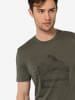 super.natural Merino T-Shirt 7 PEAKS TEE in braun