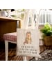 Mr. & Mrs. Panda Stofftasche Otter Blumenstrauß mit Spruch in Grau Pastell