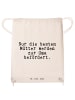 Mr. & Mrs. Panda Sportbeutel Nur die besten Mütter... mit Spruch in Creme