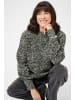 Kaffe Strickpullover KAesme Loose fit in Black Chalk Knit